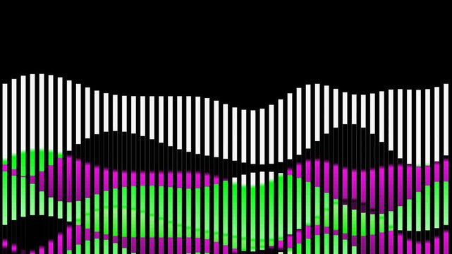 abstract background with waves, seamless looping
