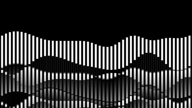 abstract background with waves, seamless looping