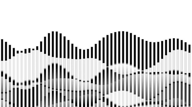 abstract background with waves, seamless looping