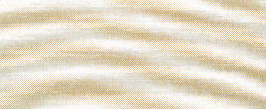 Wide Panorama of Beige Linen Canvas Fabric Texture