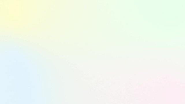 Soft pastel hues blend gently across the frame. Warm yellows fade into cool blues and pinks. Smooth transition creates serene, calming atmosphere