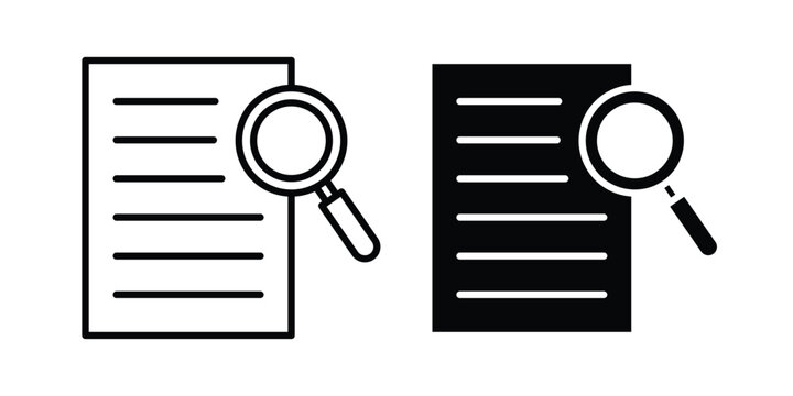 Defining icon illustration design vector set in black.