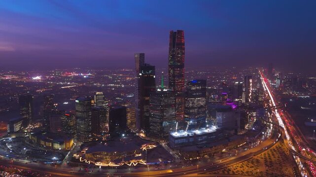 Riyadh Towers Aerial View