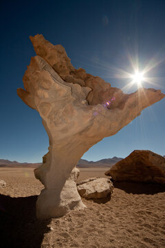 Arbol de Piedra, Stone tree, Bolivien, Altiplano
