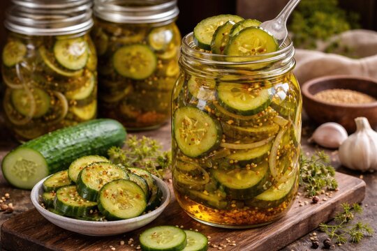 Traditional Sweet Bread and Butter Pickles from Scratch