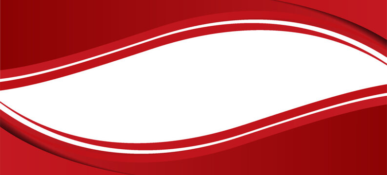 Curved golden yellow wave and a deeper red wavy border, footer vector illustration.eps 10