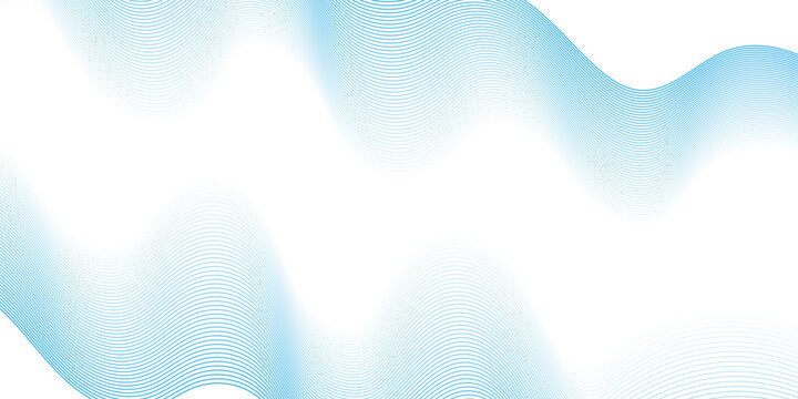 Abstract blue and withe  line in vector business texture. Pattern line blend curve flow futuristic white background