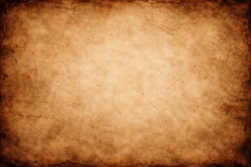 Fototapeta premium Antique paper texture backdrop with sepia coloring and rugged grunge effect plus copy space
