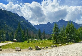 Mountain landscape near Morskie Oko lake in Zakopane Poland summer 2025  © YuryHan