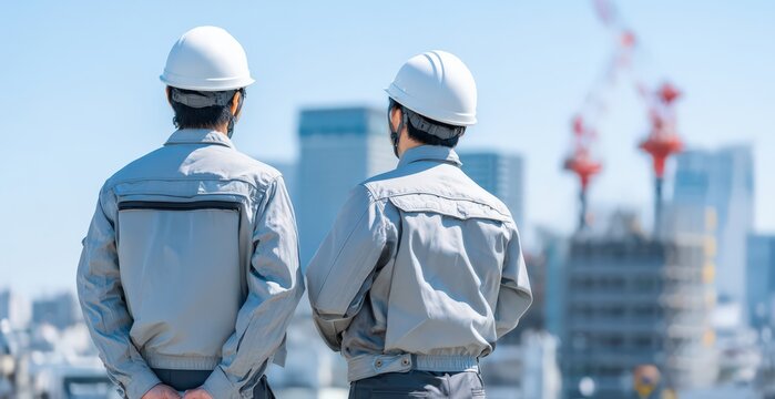 建設現場の作業員