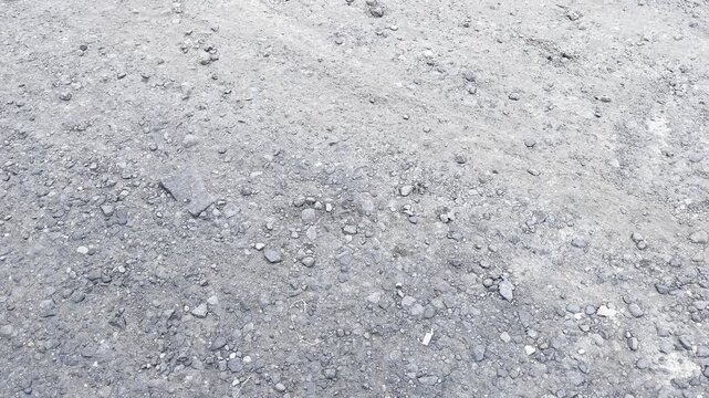 Close-up Texture of Rough Asphalt Road Surface