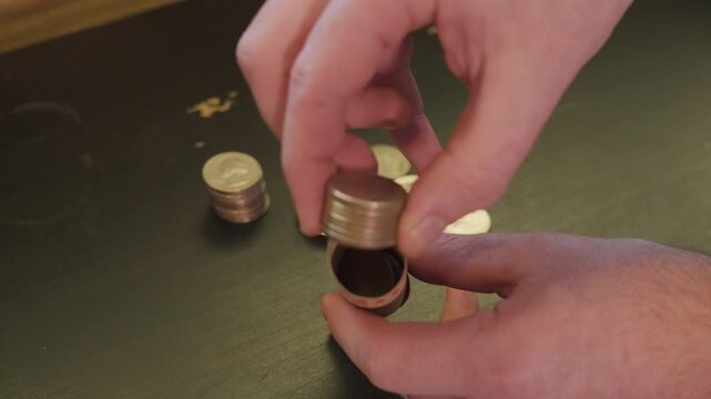 A Coin Sleeve for consolidating change.