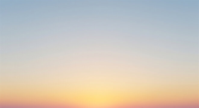 Soft pastel gradient sky at sunrise or sunset, evoking calm and hope.
