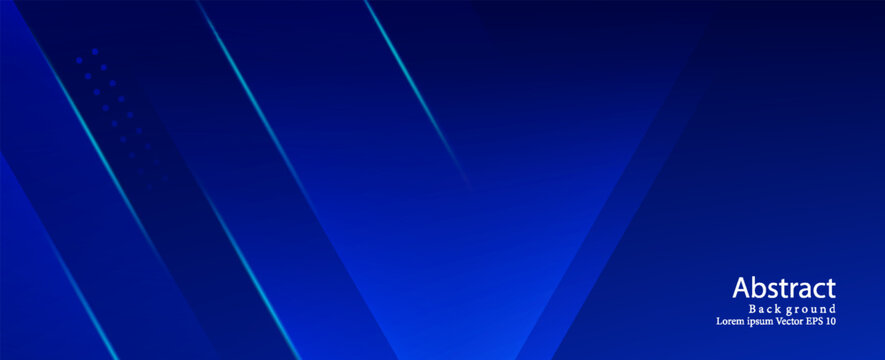 Dark blue diagonal background with dynamic shapes composition, futuristic concept. Suit for banner, web, brochure, pamflet and presentation