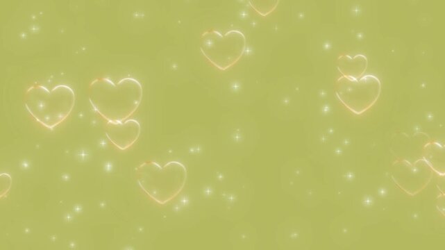 Light Olive B5B35C Hex Code Transparent hearts soap bubbles balloons sparks shimmer glitter flying movement holiday valentines day loop seamless abstract background animation motion graphics particles