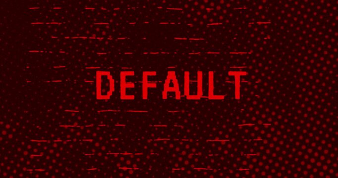 Default text - Red Effect Glitch
