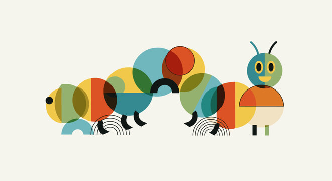 Abstract Geometric Caterpillar