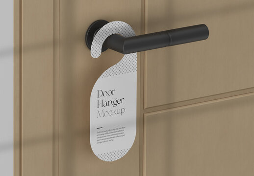 Door Hanger Mockup