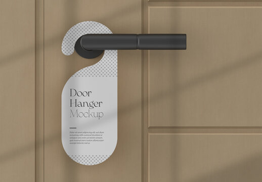 Door Hanger Mockup