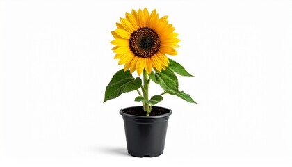 Obraz premium sunflower in a pot