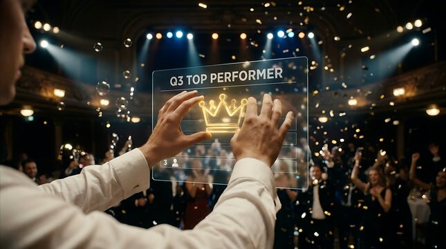 Q3 top performer award presentation