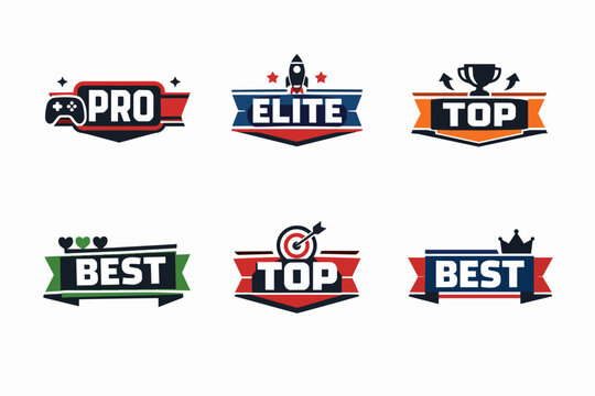 Gaming challenge success and esports ranking badges