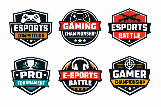 Esports gaming competition championship battle badges