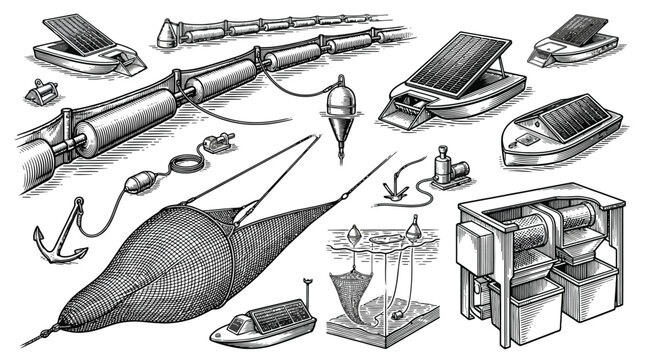 Vintage drafting tools and instruments collection.