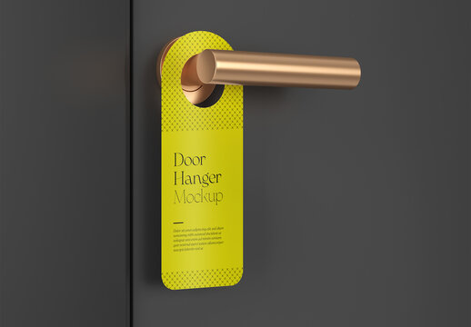 Door Hanger Mockup
