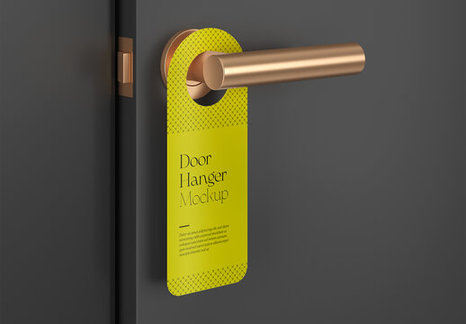 Door Hanger Mockup