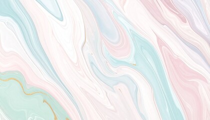 Obraz premium Liquid marble abstract background with soft pastel colors, fluid shapes, elegant and artistic no logo no text background