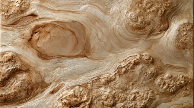 Walnut wood  solid background burled Natural medium smooth finish