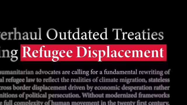Refugee Displacement Emerges as a Major Global Concern Amid Rising Humanitarian Crises and Migration Challenges