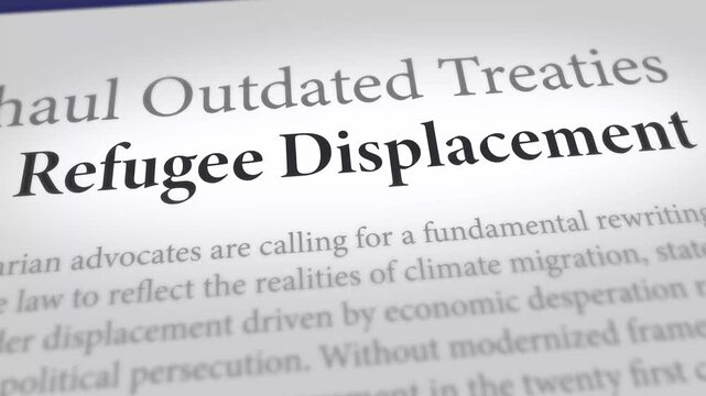 Reforming International Treaties to Tackle Refugee Displacement, Forced Migration and Escalating Global Humanitarian Crises