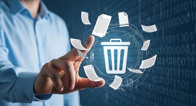 Digital Data Deletion and Privacy Protection Concept