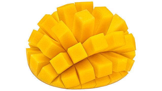 mango fruit with leaf on transparent png
