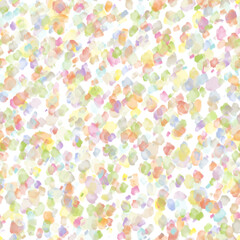 Obraz premium Scattered Watercolor Pastel Confetti Dots Seamless Repeating Pattern Background