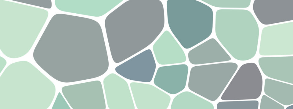 Voronoi Mosaic Block, Pattern Voronoi Block, Mosaic Voronoi Block. Modern Tile Background, Creative Abstract Wall Illustration Pattern.