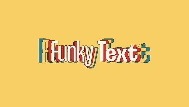 Funky Trail Echo Colorful Title (Variable Font)
