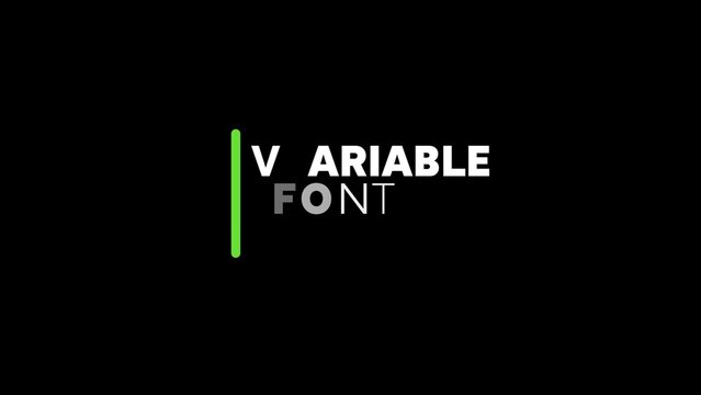 Business Presentation Clean Lower Third (Variable Font)
