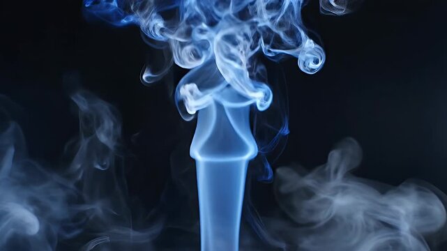 A Quietly Dim Scene Shrouded in Darkness With A Tiny Blue Light at the Bottom Center