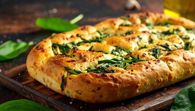 B&auml;rlauchbrot / Focaccia