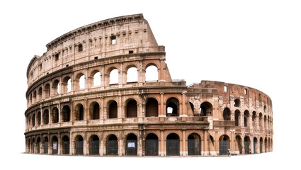 Fototapeta premium Ancient Roman Colosseum Amphitheater Stone Archway Structure