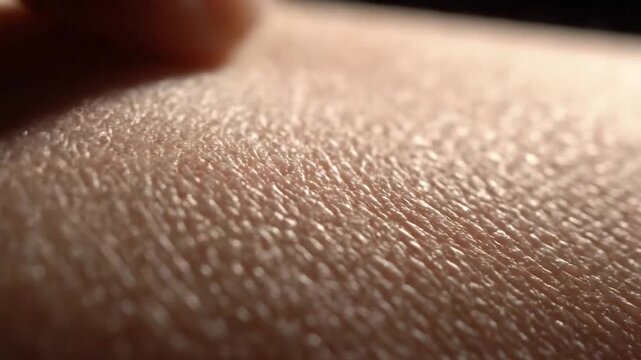 Close-up of human skin texture.