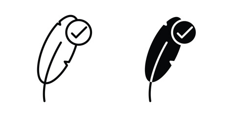 Hypoallergenic tested icon set. Black vector symbols © Surya