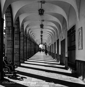 La Plaza de Armas in Arequipa, Per&uacute;