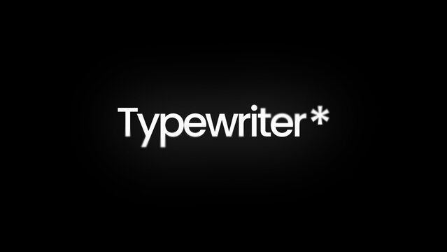 Typewriter 6