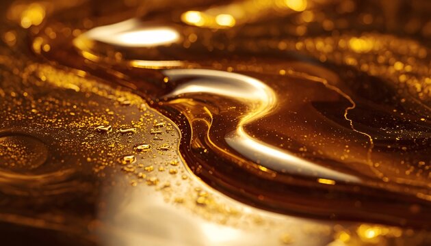 Glossy Batik Wax Reflection Texture &ndash; Luxury Abstract Background