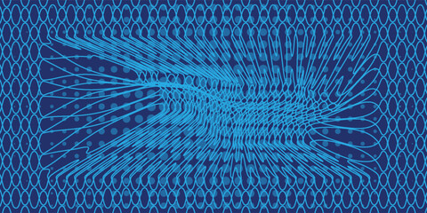 blue grunge texture for fishing nets pattern. vector © sultan