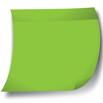 green sticky note